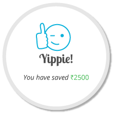 Yippie ! You just saved money and time by applying coupons automatically using Compare Hatke coupon extension