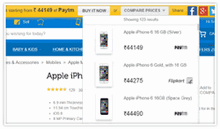 Price Comparison Bar